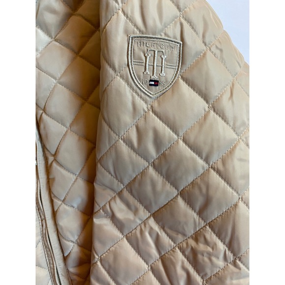 Tommy Hilfiger Womens Mid-lightweight Quilted‎ Jacket Chino - S EUC - Picture 12 of 16